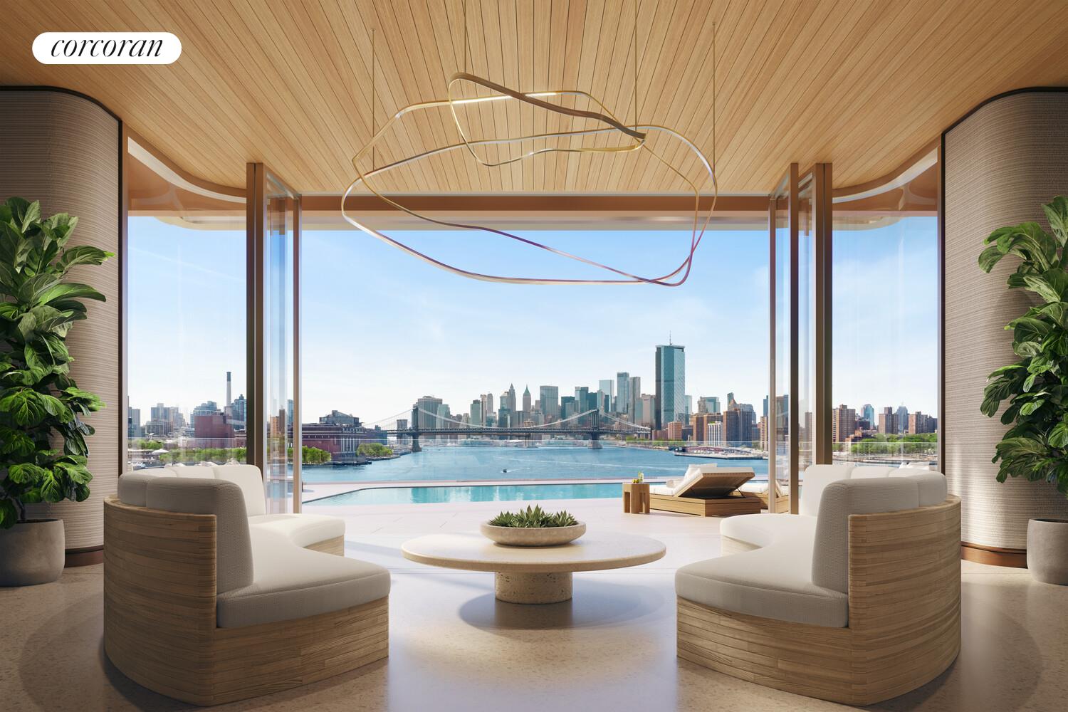 482 Kent Avenue, Unit PHB Brooklyn, NY 11249 - Photo 24 of 28 a outdoor living space with patio furniture and a potted plants