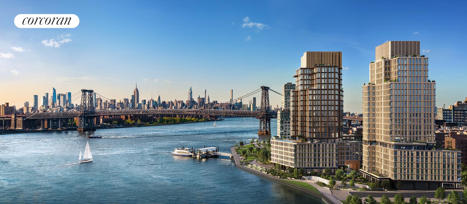 482 Kent Avenue, Unit PHB Brooklyn, NY 11249 - Photo 9 of 28 a view of a city with tall buildings