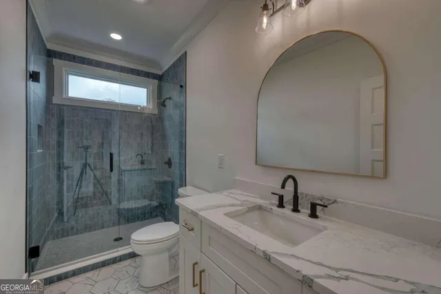 a view of a livingroom with furniture and a couch