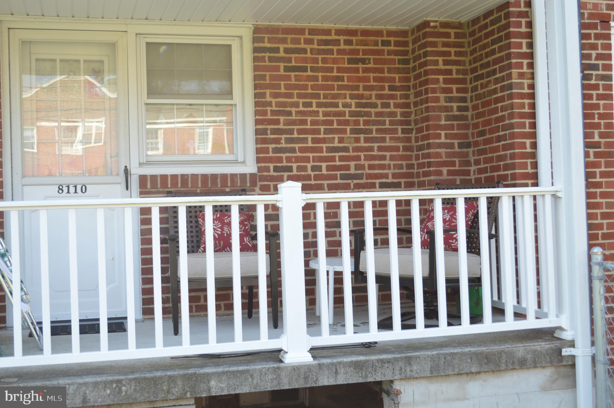 8110 Pleasant Plains Road Towson, MD 21286 - Photo 23 of 27 rear porch