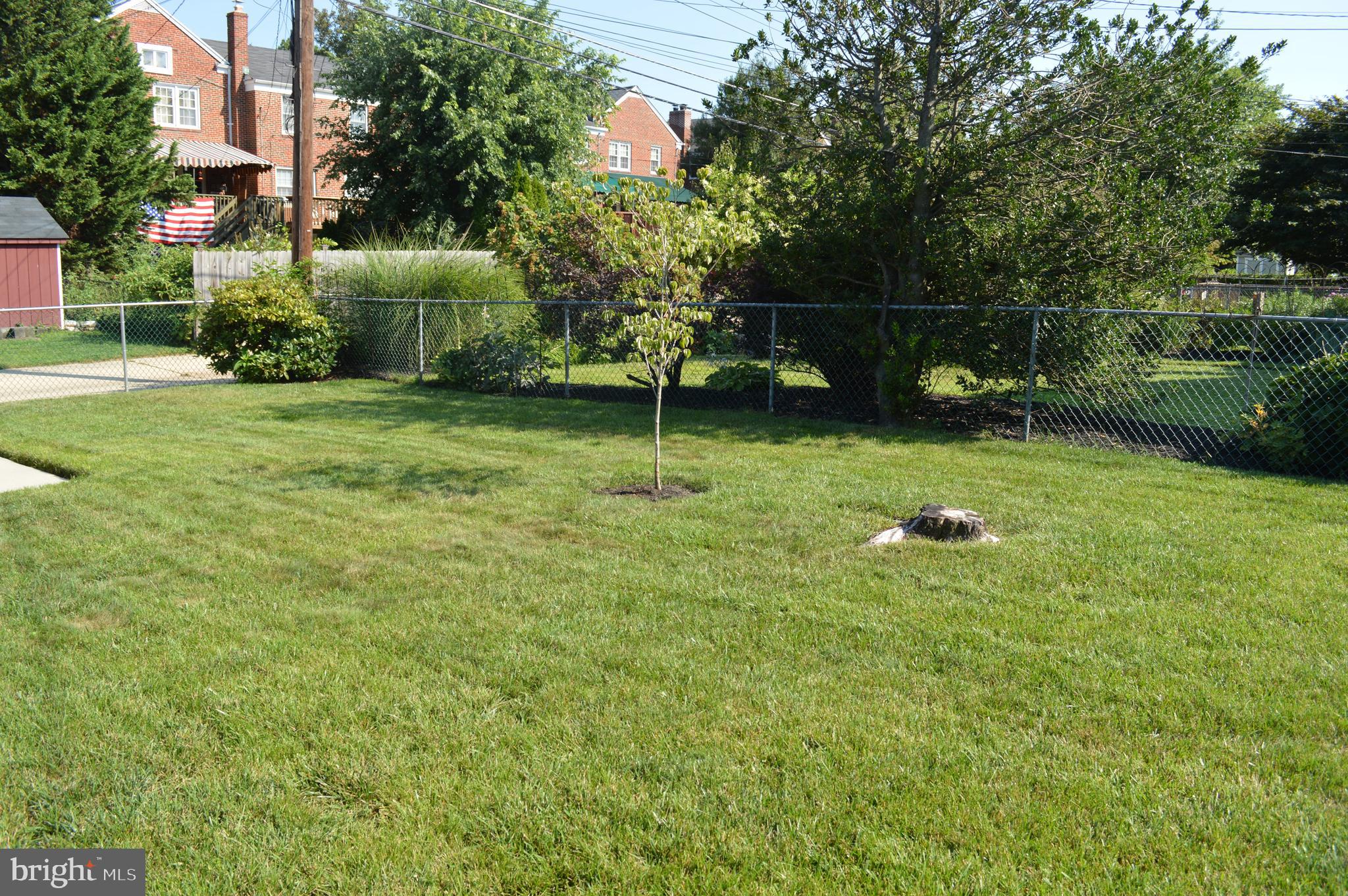 8110 Pleasant Plains Road Towson, MD 21286 - Photo 25 of 27 large rear fenced yard