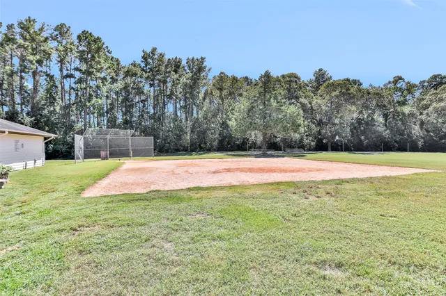 a view of outdoor space and swimming pool