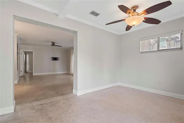 a view of an empty room