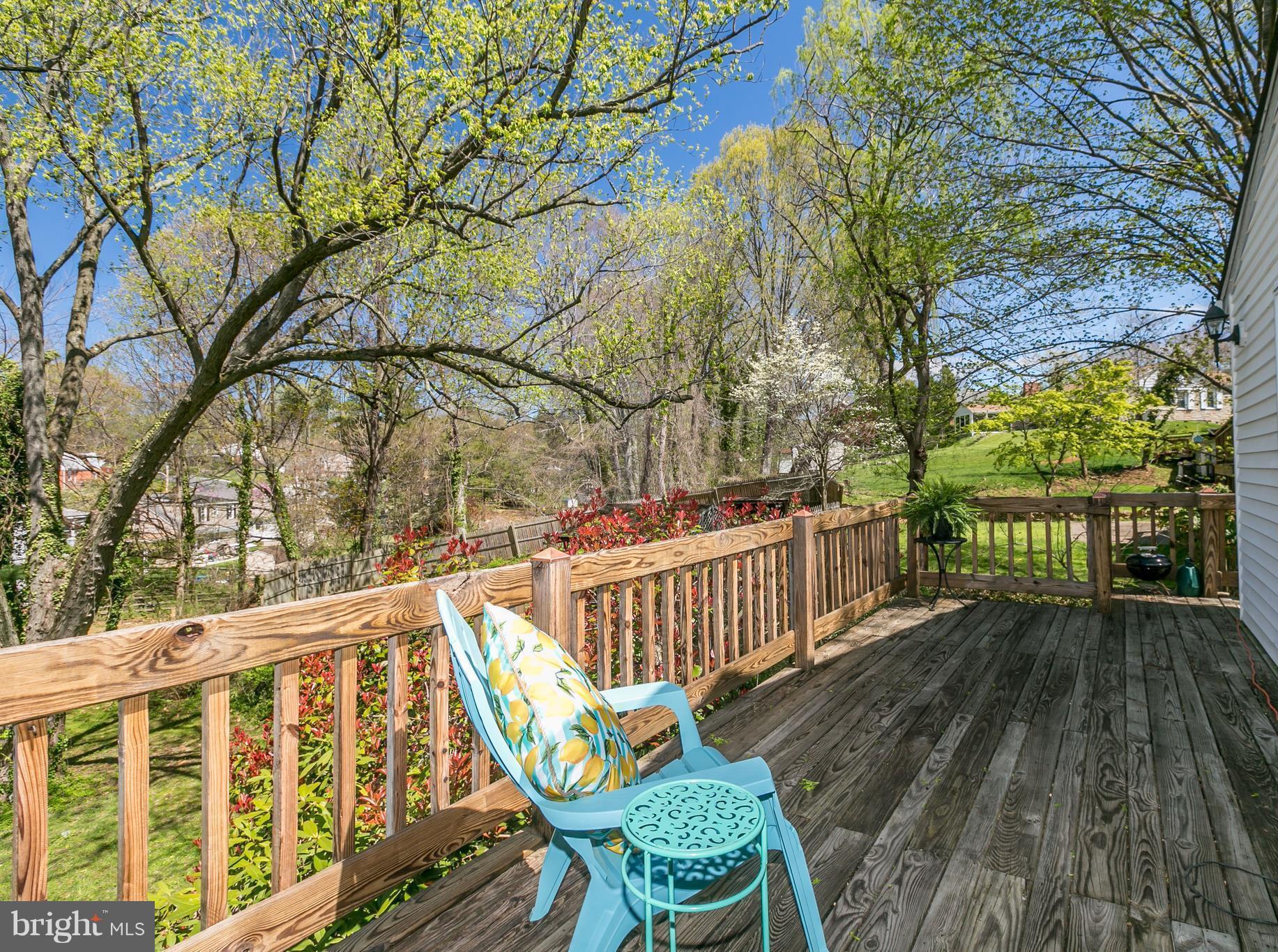 6673 Loch Hill Road Baltimore, MD 21239 - Photo 28 of 30 Deck overlooking large backyard