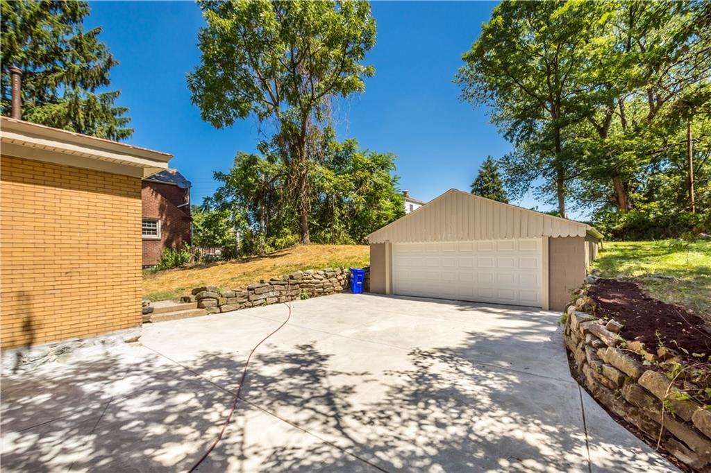 1015 Greentree Road Pittsburgh, PA 15220 - Photo 23 of 25 Don't Miss the 2-Car Detached Garage with Ample Turn Around Space at the Rear to Allow Owners to Pull Out Onto Greentree Road Directly