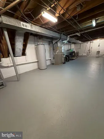 a view of storage and utility room