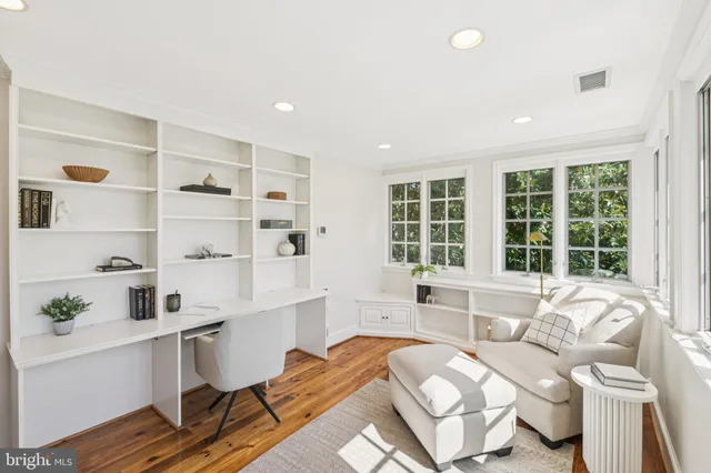 wooden floor in a room
