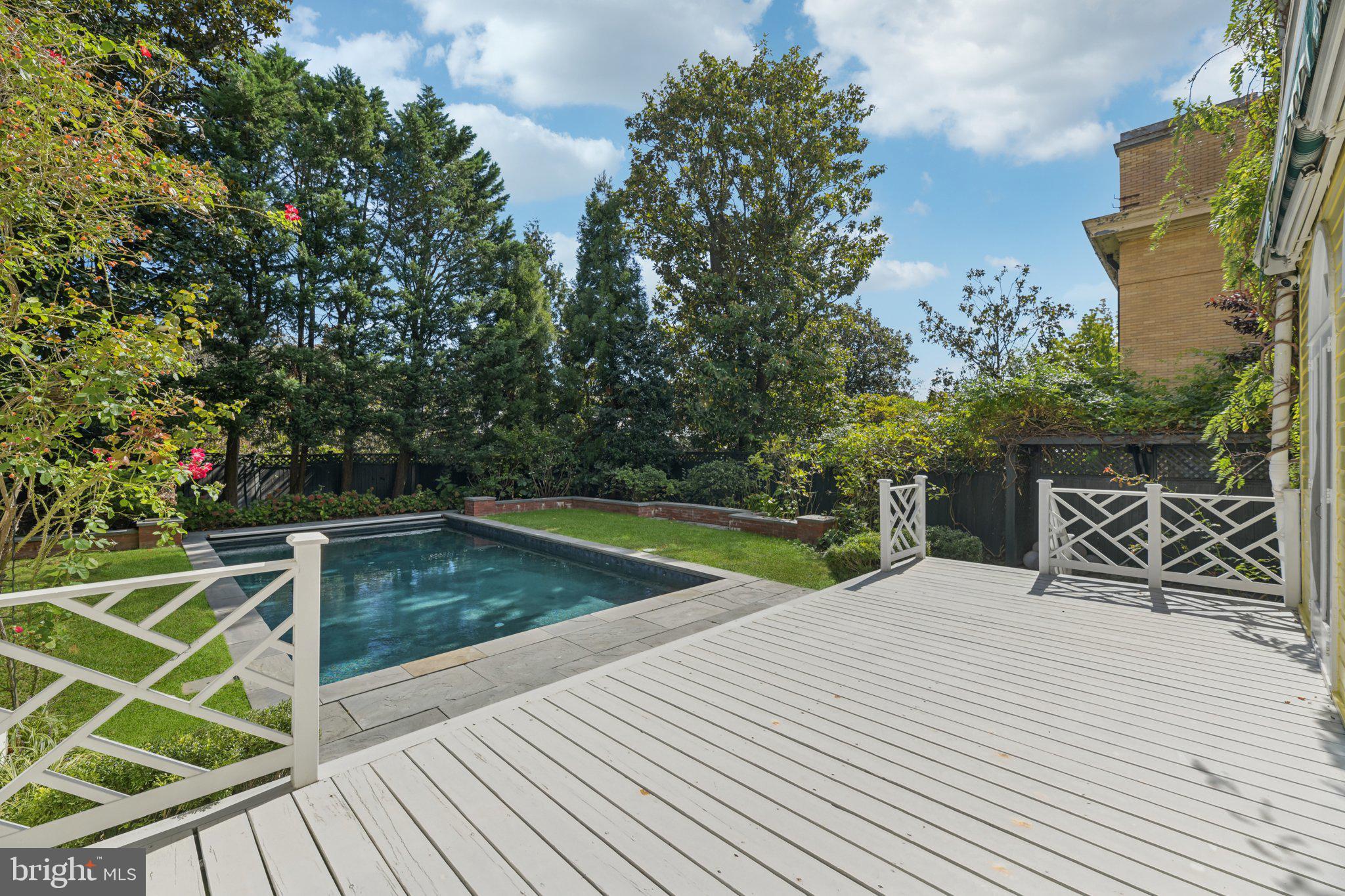 1545 35th Street Northwest Washington, DC 20007 - Photo 64 of 65 swimming pool view with a seating space