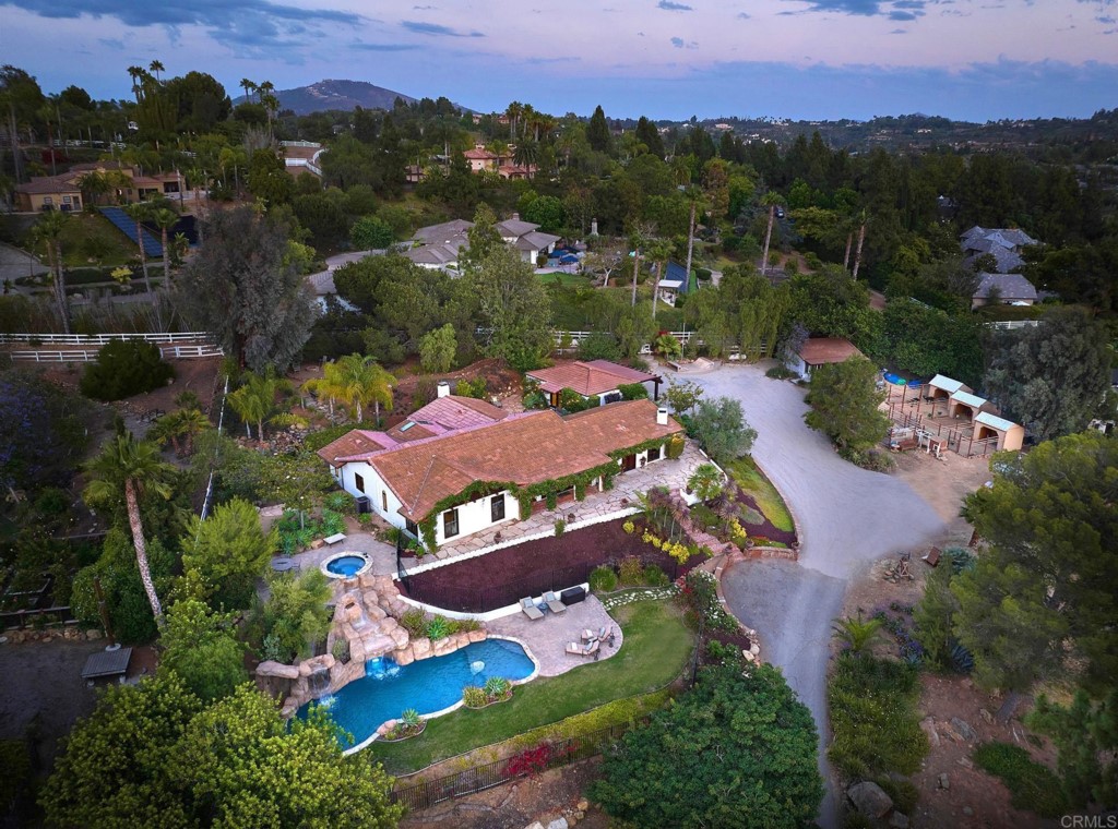 3182 Lone Jack Road Encinitas, CA 92024 - Photo 5 of 37 an aerial view of residential houses with outdoor space