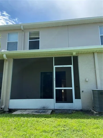 a view of front door of house
