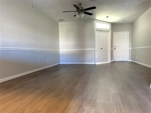 wooden floor in an empty room