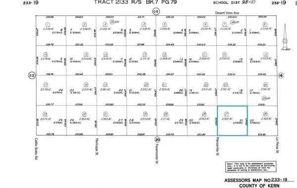 $7,000 | 0 Manzanita Street, North Edwards, CA 93523