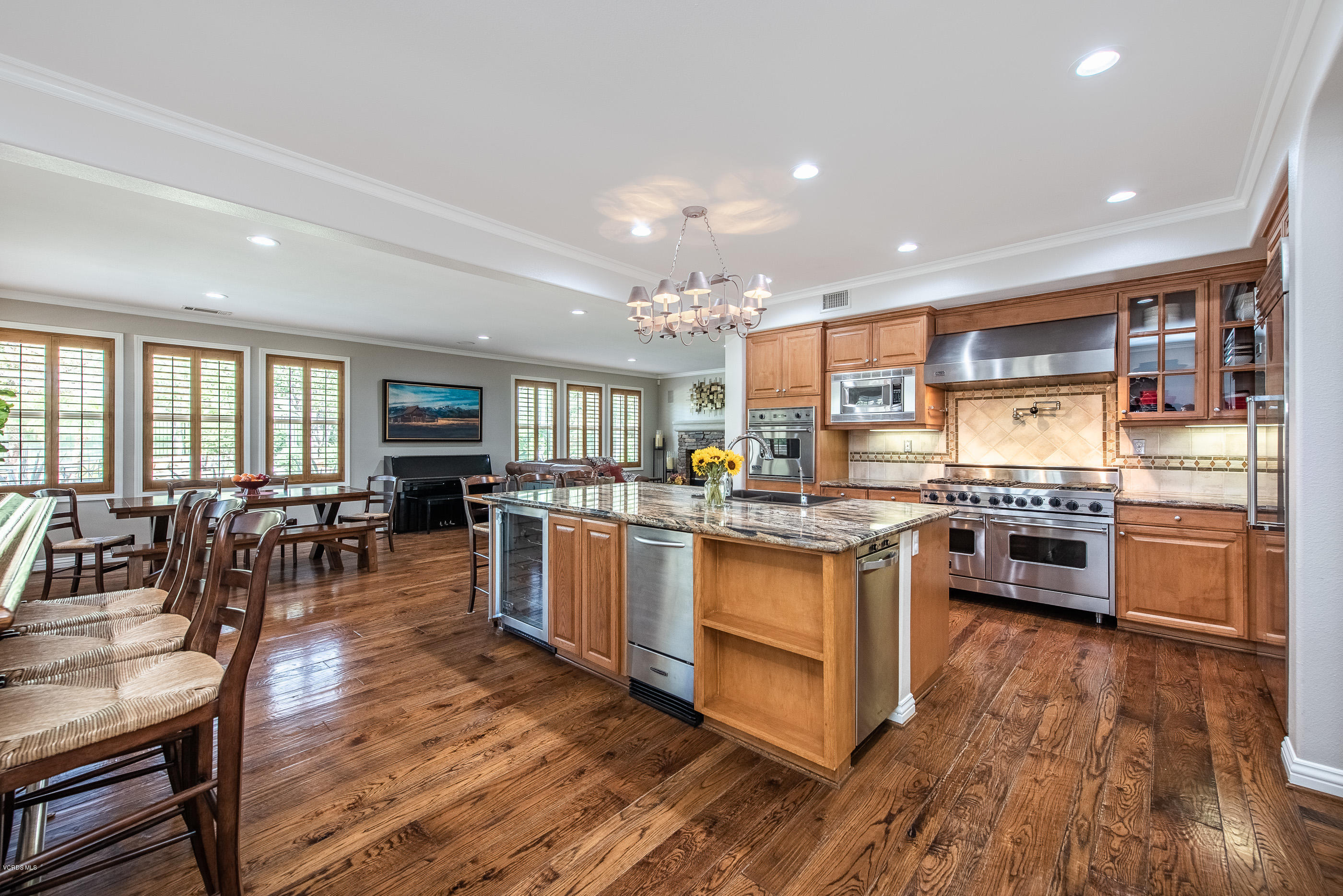 5635 Evening Sky Drive Simi Valley, CA 93063 - Photo 22 of 84 a kitchen with lots of counter top space and stainless steel appliances
