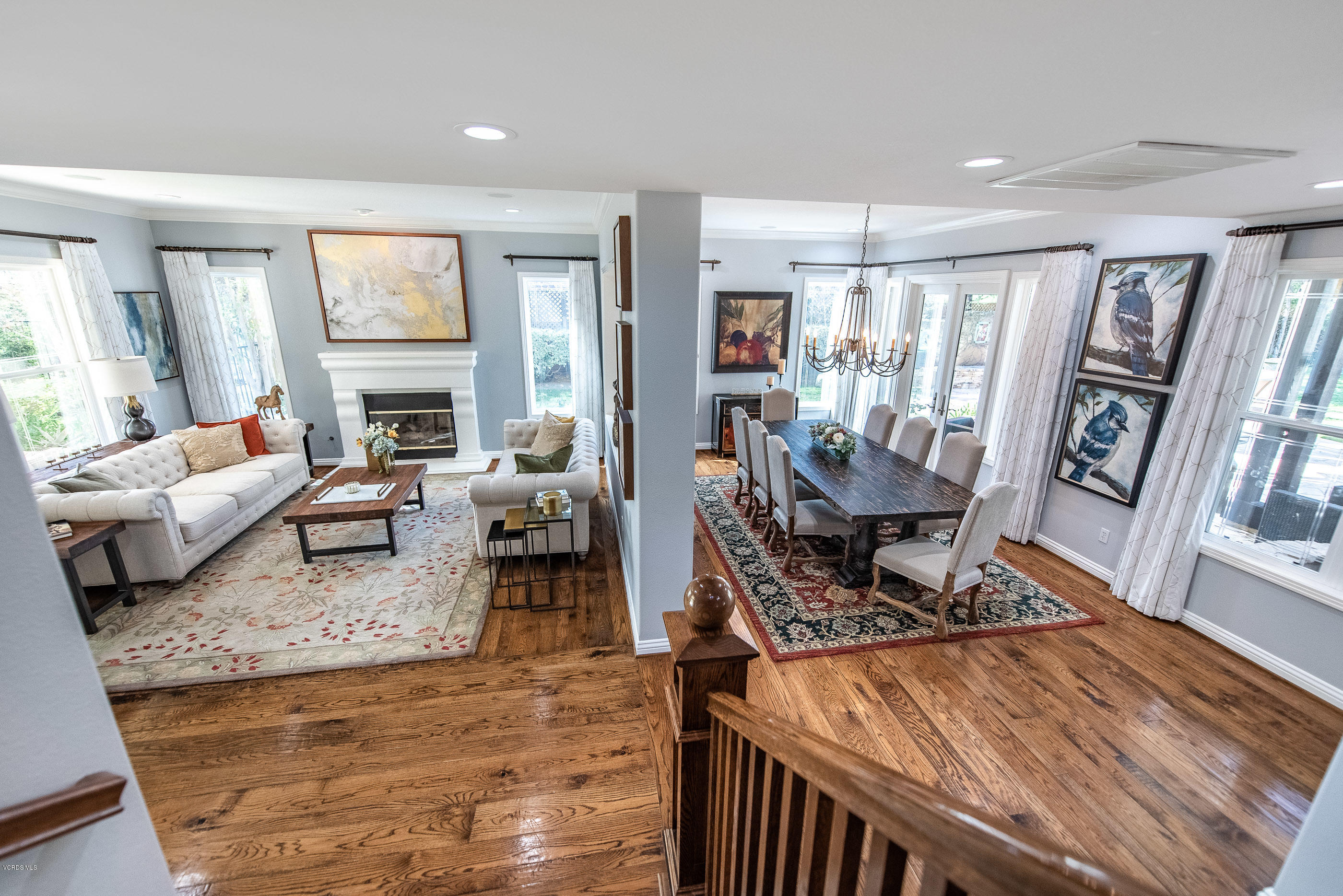 5635 Evening Sky Drive Simi Valley, CA 93063 - Photo 60 of 84 a living room with furniture and a wooden floor