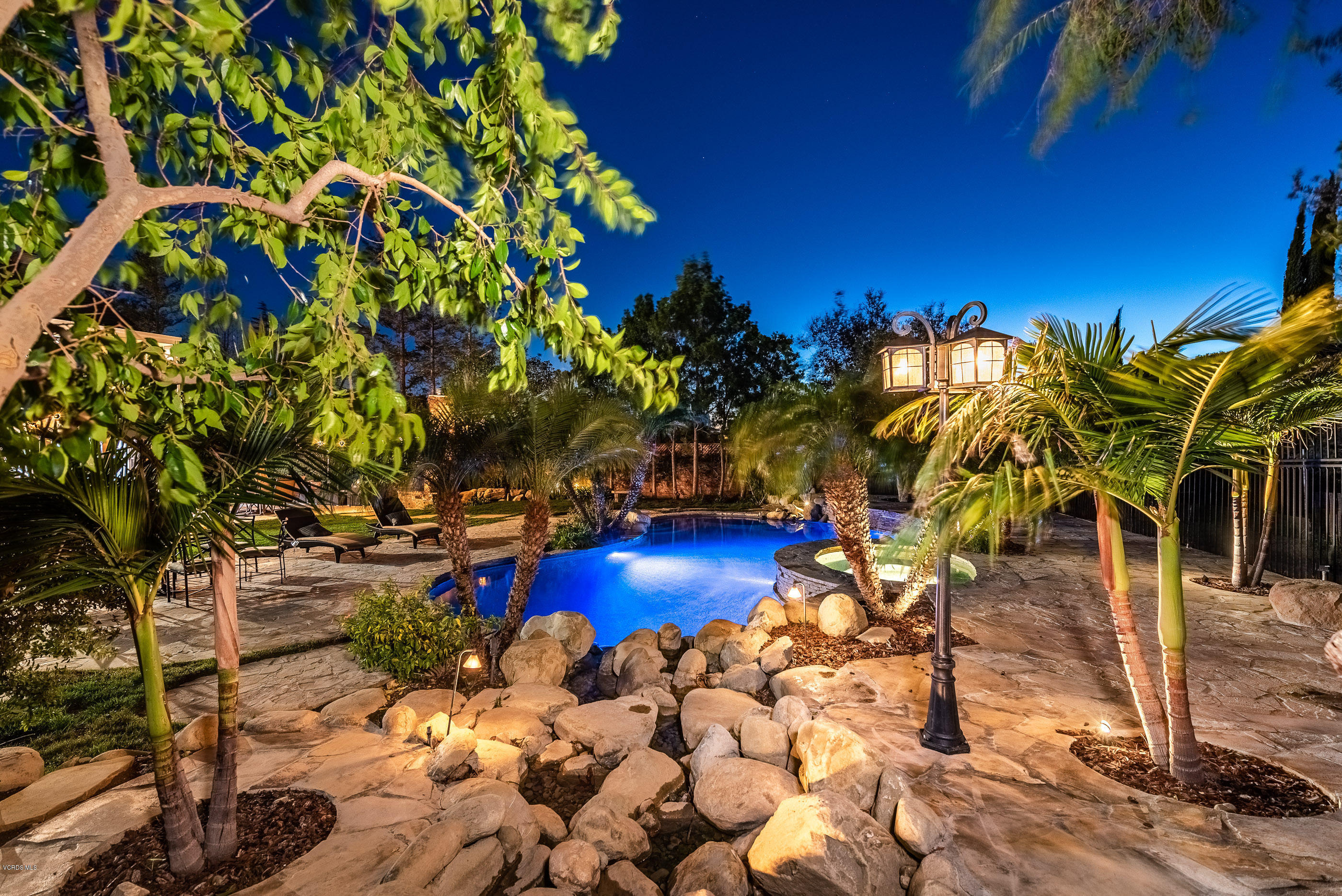 5635 Evening Sky Drive Simi Valley, CA 93063 - Photo 10 of 84 Backyard at Sunset