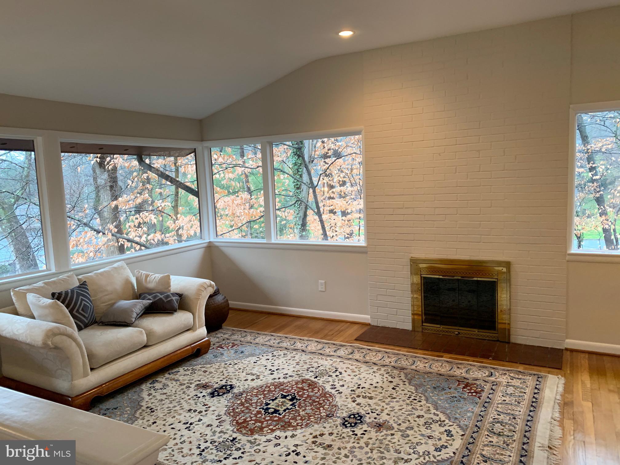 6313 Valley Road Bethesda, MD 20817 - Photo 15 of 21 Wood burning Fireplace