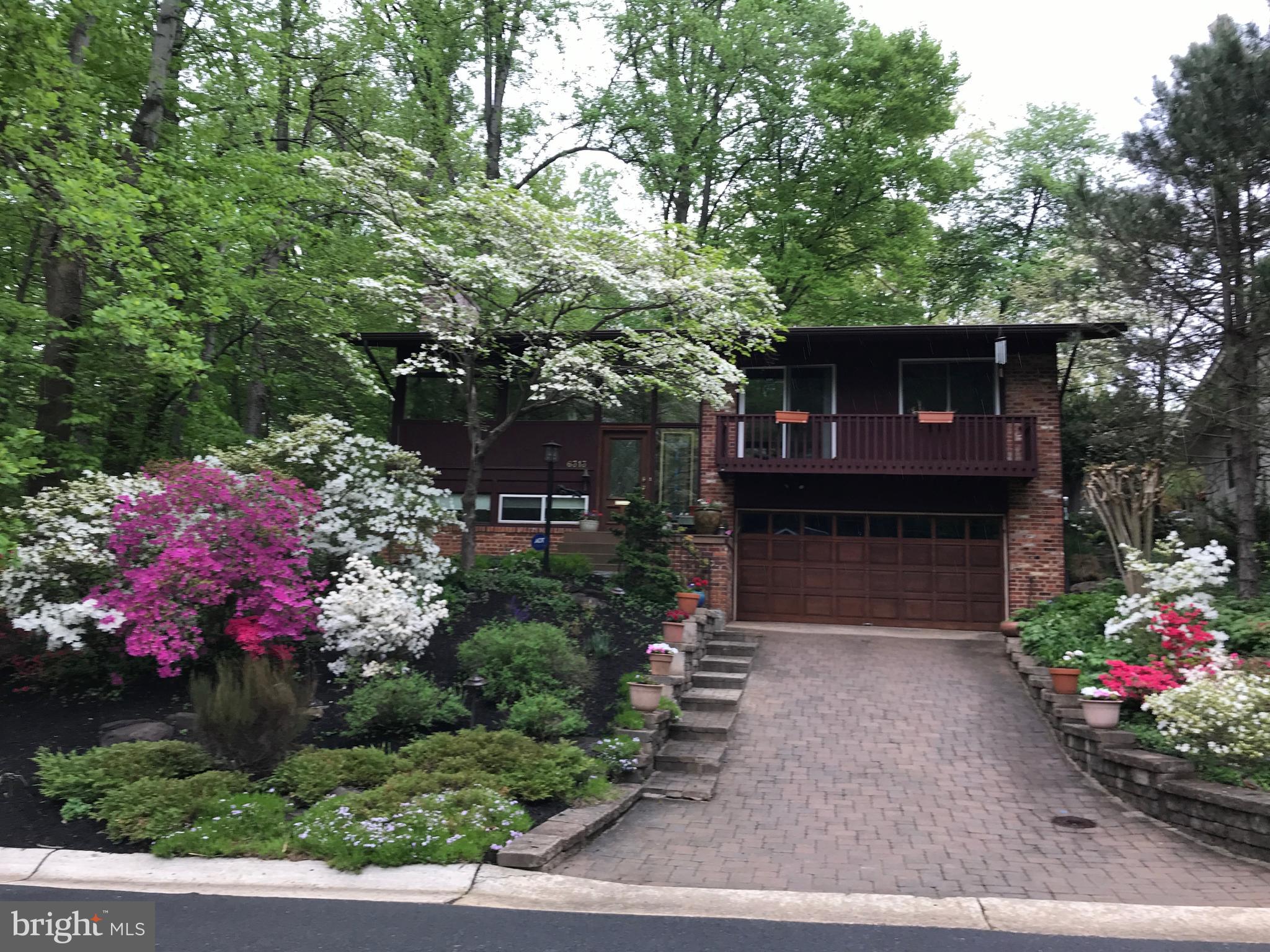 6313 Valley Road Bethesda, MD 20817 - Photo 3 of 21 Stone paved Driveway