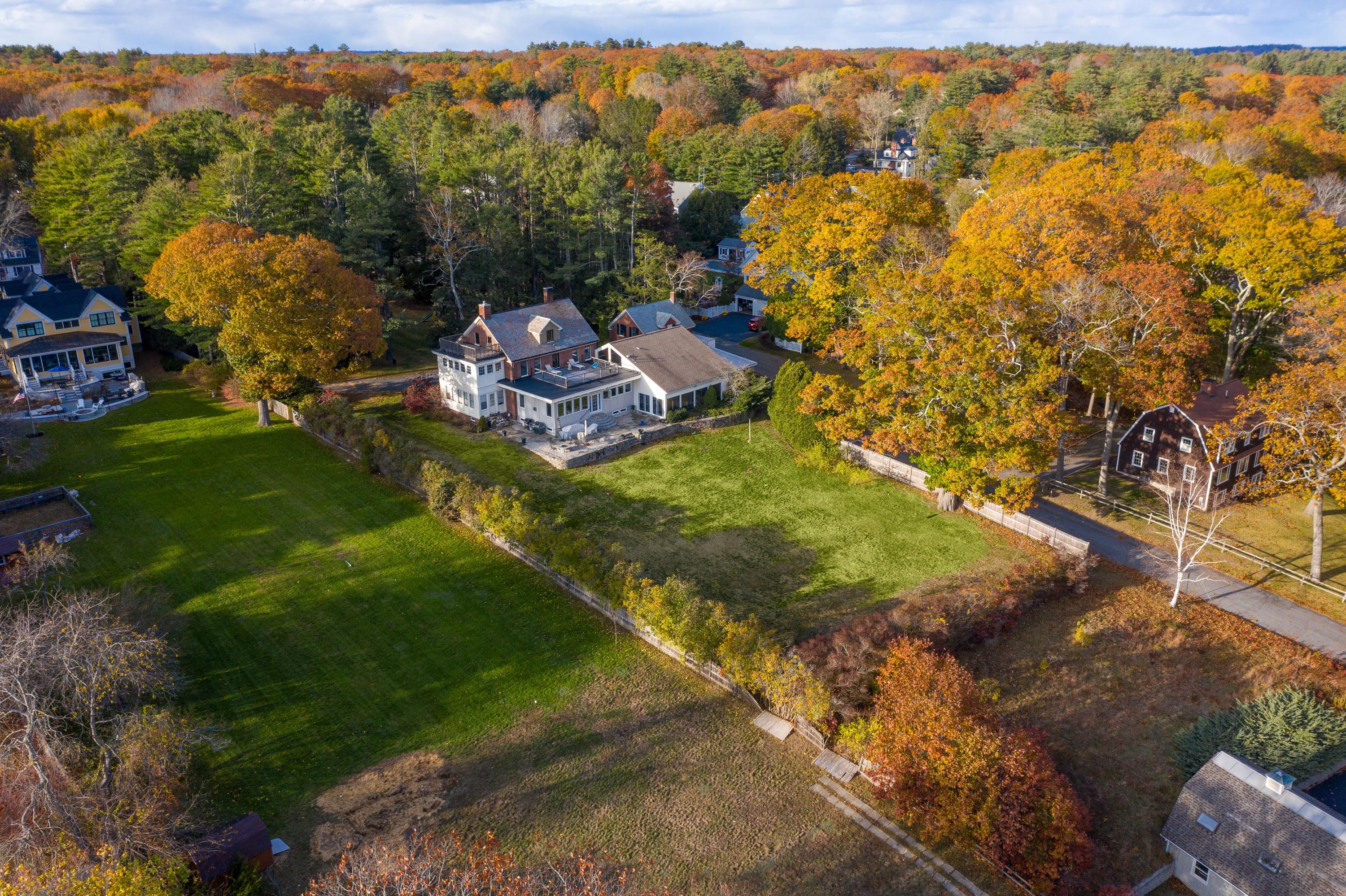 279 Foreside Road Falmouth, ME 04105 - Photo 3 of 38 Backyard Aerial