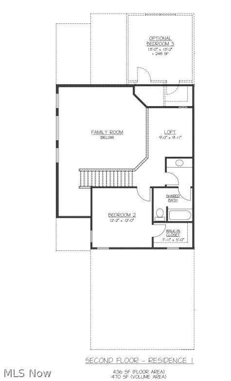 2844 Riviera Drive Akron, OH 44333 - Photo 18 of 18 Second Floor, Floor Plan