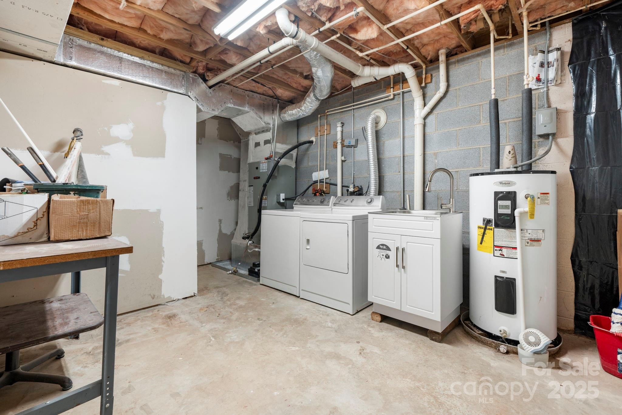 4815 Mt Olive Church Road Morganton, NC 28655 - Photo 27 of 27 a utility room with dryer and washer