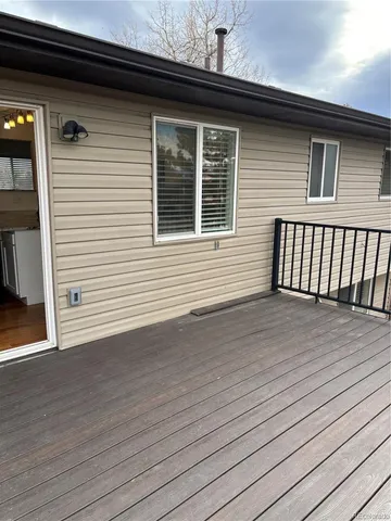 a view of a balcony with lake view