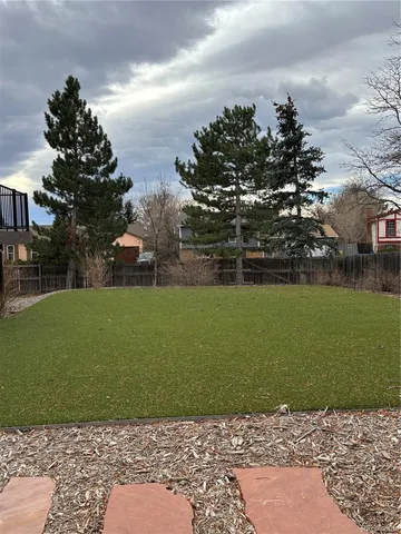 a view of outdoor space and deck