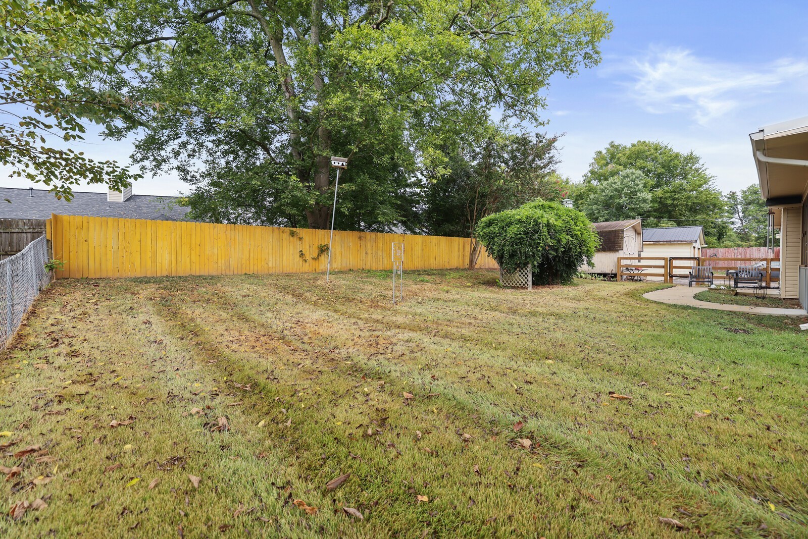220 Hampton Road Columbia, TN 38401 - Photo 62 of 74 a view of backyard with swimming pool and seating space