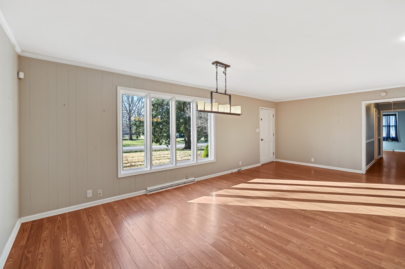 220 Hampton Road Columbia, TN 38401 - Photo 9 of 74 a view of empty room with wooden floor and fan