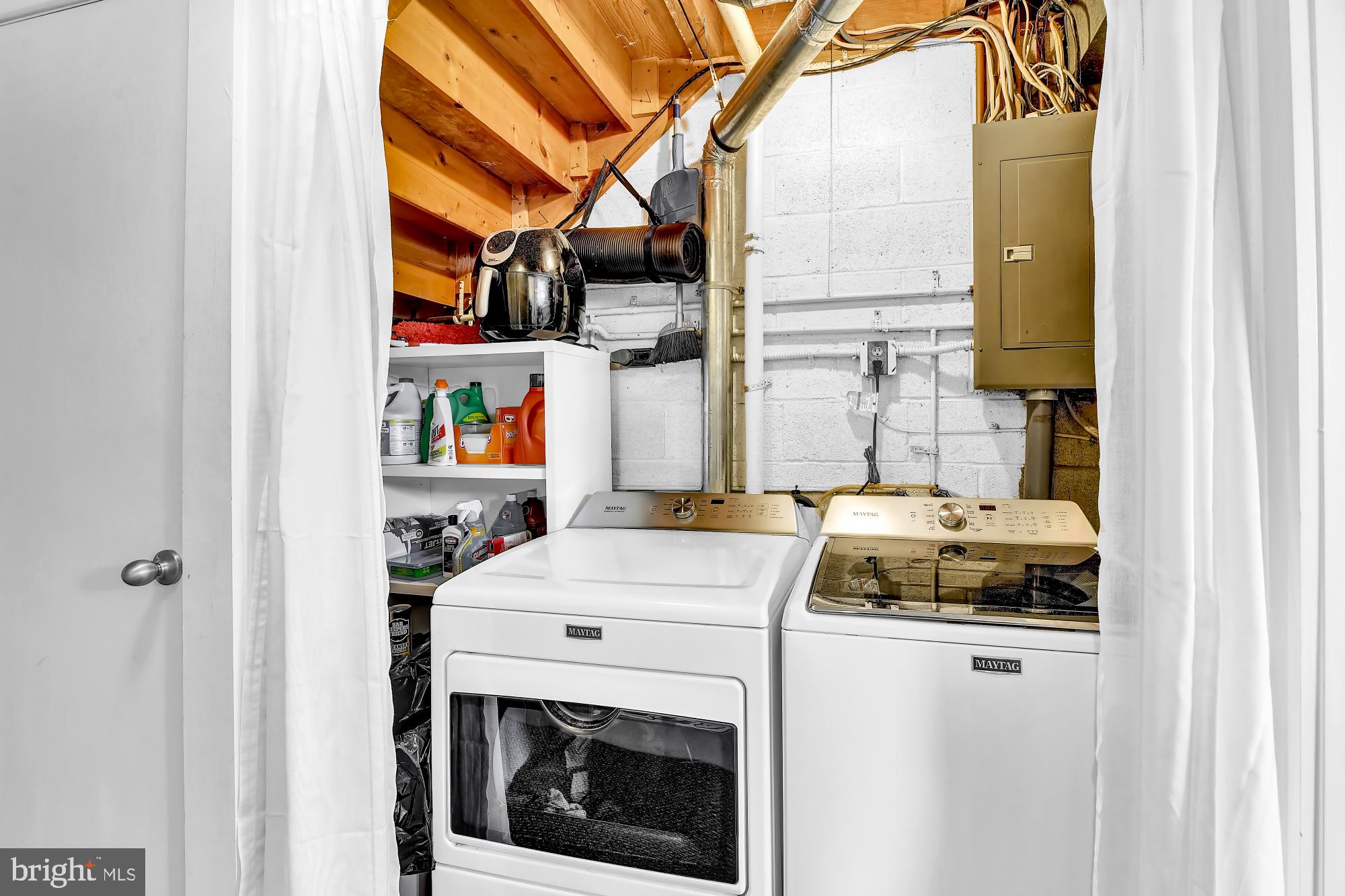 1257 Riverside Avenue, Unit D Baltimore, MD 21230 - Photo 22 of 36 a utility room with dryer and washer