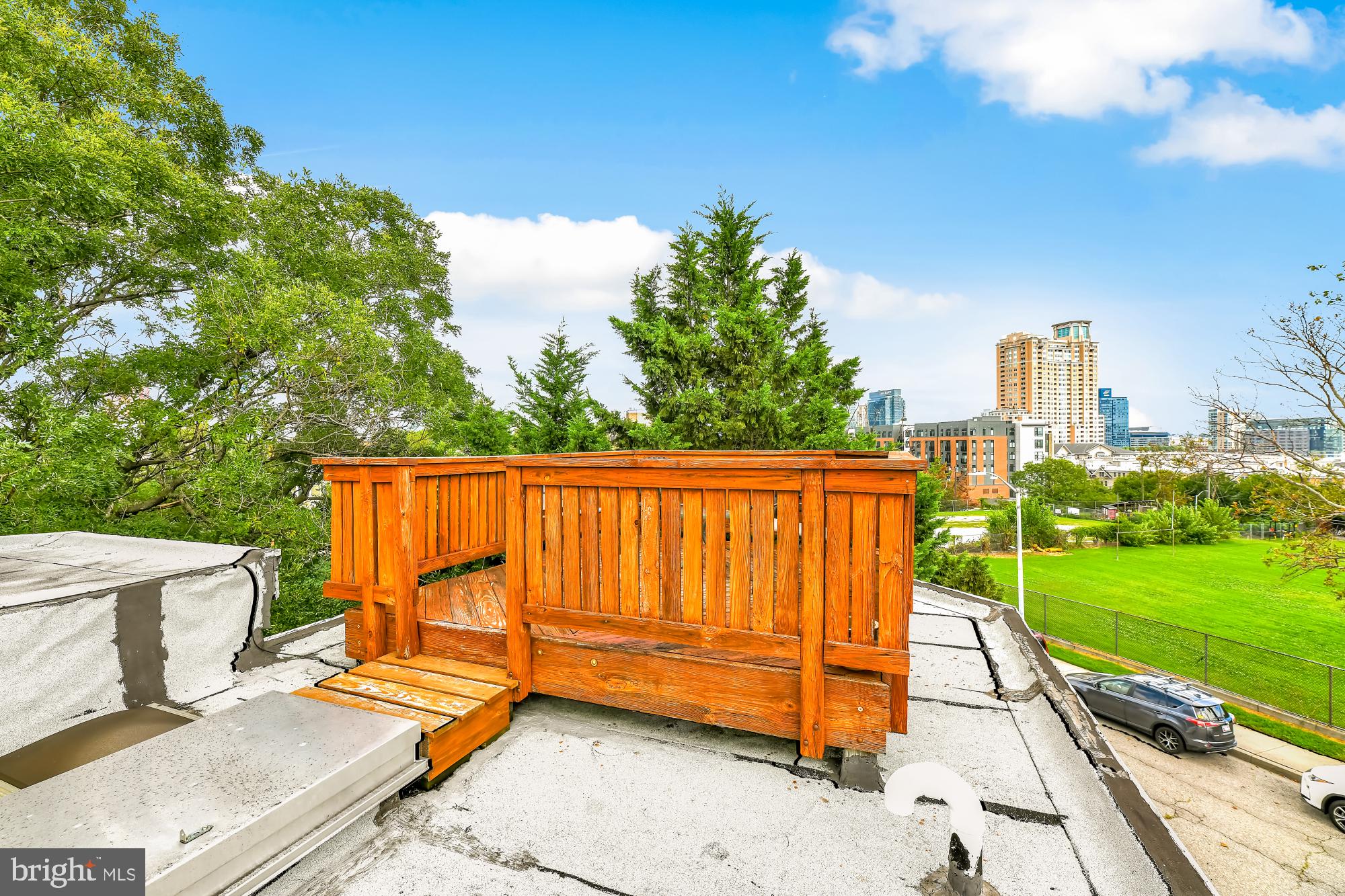 1257 Riverside Avenue, Unit D Baltimore, MD 21230 - Photo 23 of 36 a view of backyard with a garden and entertaining space