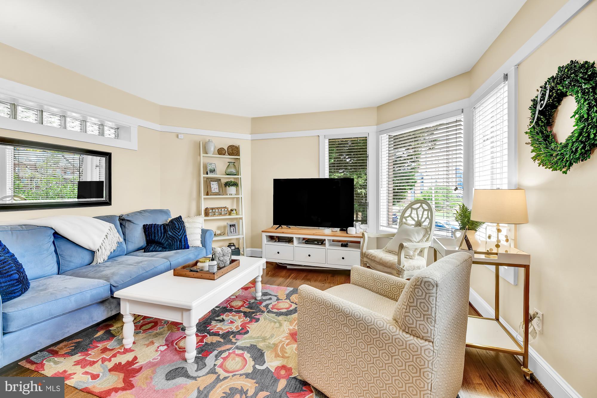 1257 Riverside Avenue, Unit D Baltimore, MD 21230 - Photo 5 of 36 a living room with furniture and a flat screen tv