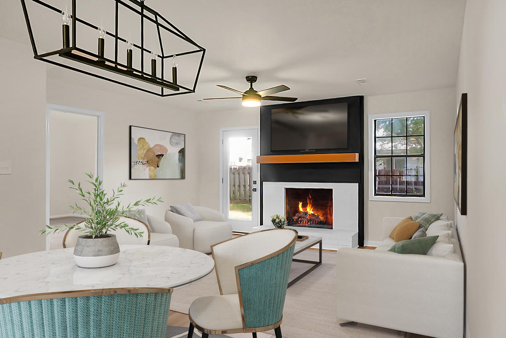 7650 Oldridge Road North Charleston, SC 29418 - Photo 3 of 23 DSC08445 dining into living_Final