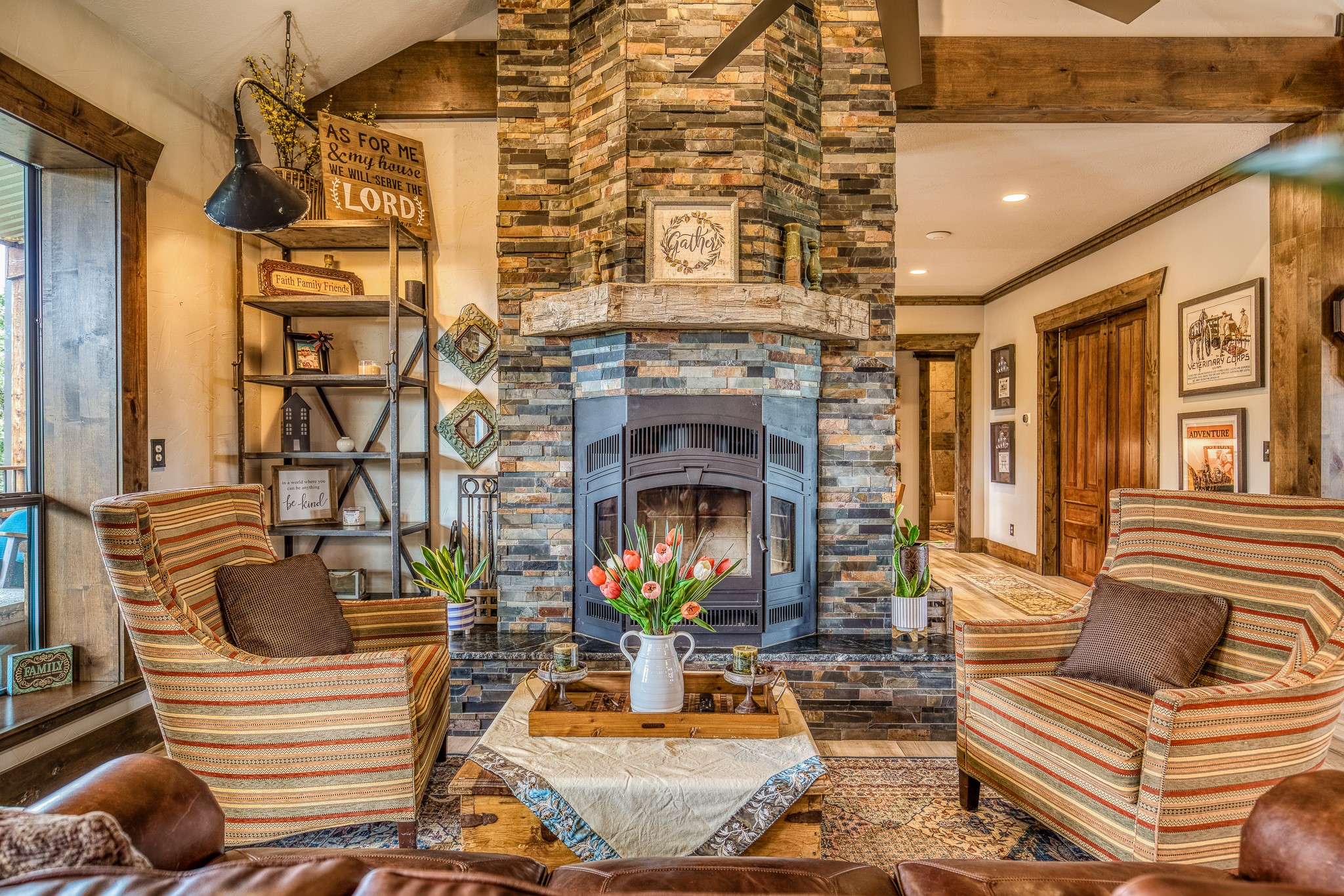 10092 County Road 446 Somerville, TX 77879 - Photo 13 of 50 a view of a patio with couches table and chairs and potted plants