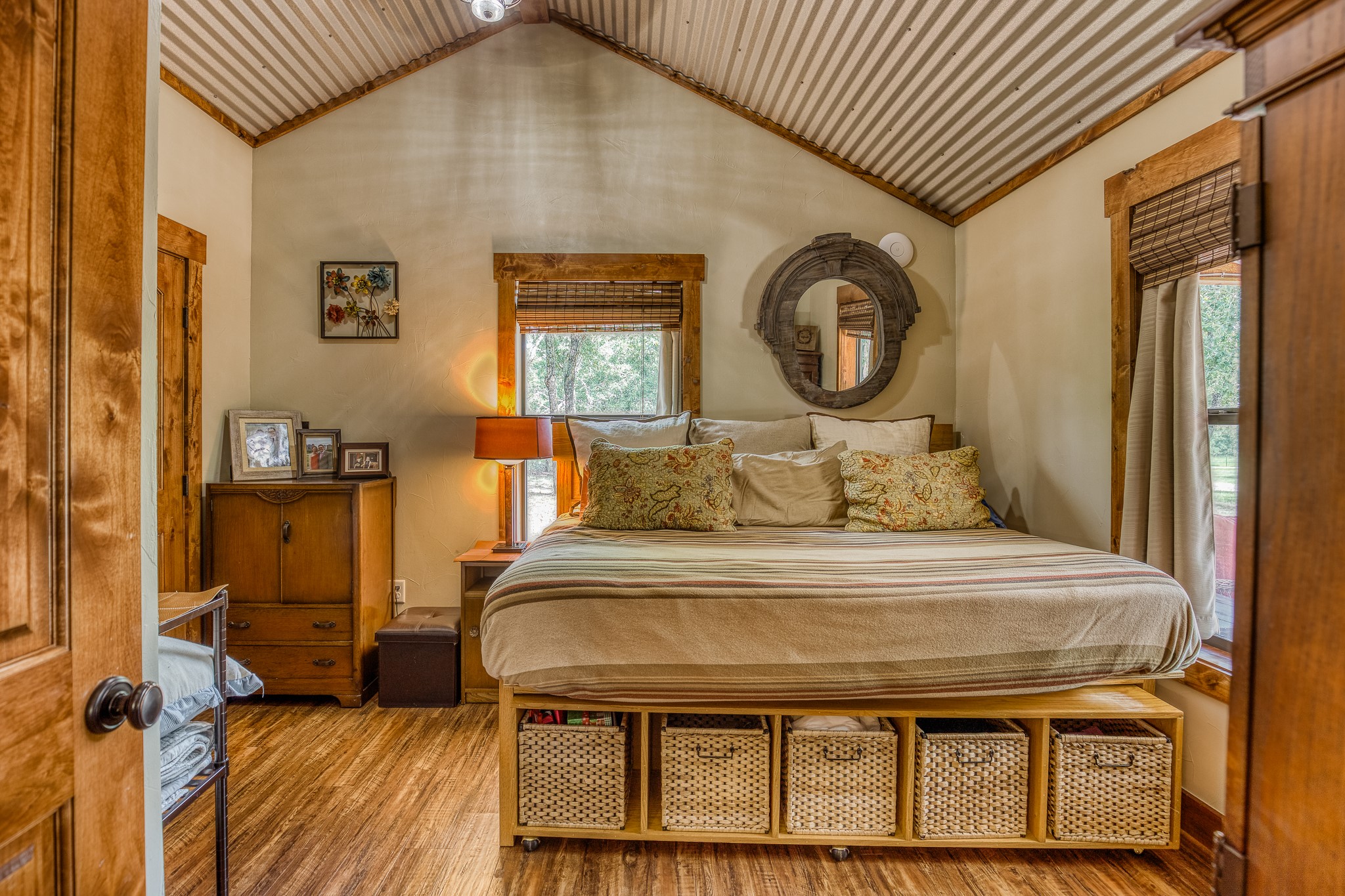 10092 County Road 446 Somerville, TX 77879 - Photo 35 of 50 a bedroom with a bed and a large window