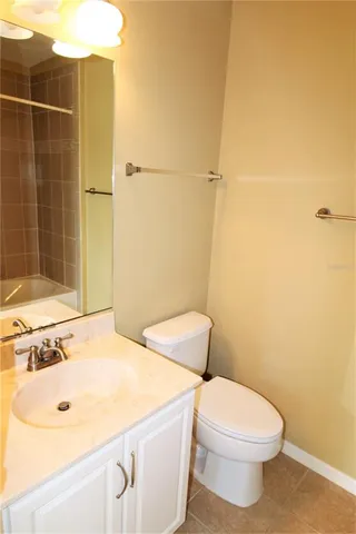 a bathroom with a bath tub
