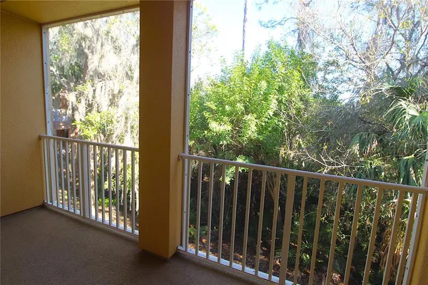a view of a wooden fence in the house