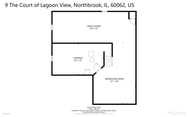 $674,000 | 9 The Court Of Lagoon View, Northbrook, IL 60062