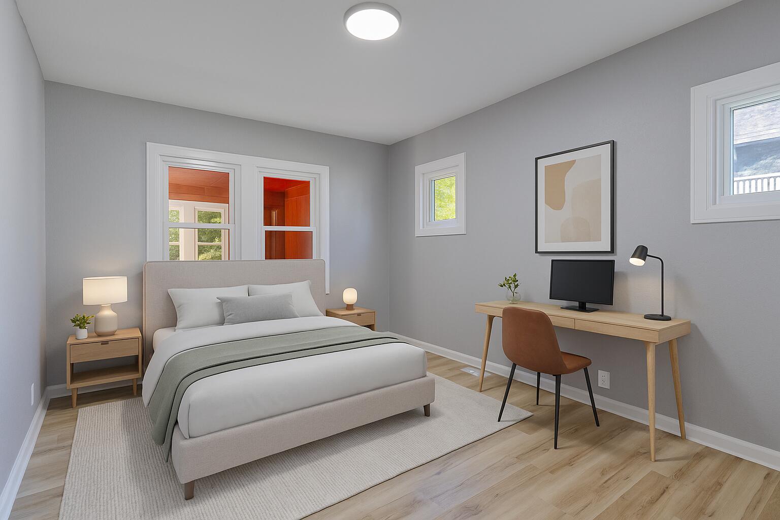 3230 North 12th Street Milwaukee, WI 53206 - Photo 15 of 32 Bedroom 1 Main (virtually staged)