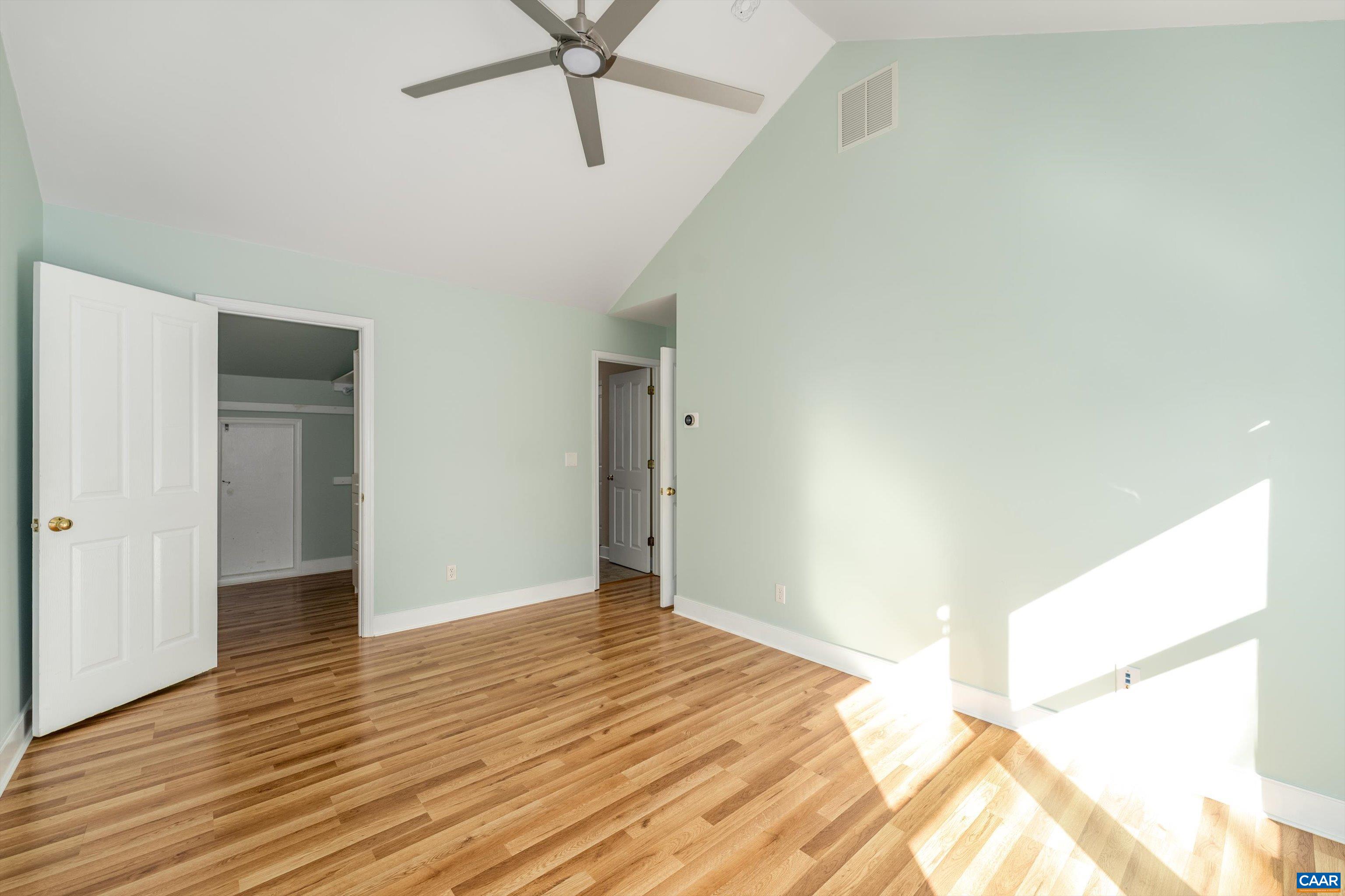 9 Vine Ridge Drive Palmyra, VA 22963 - Photo 50 of 73 a view of empty room with wooden floor and fan