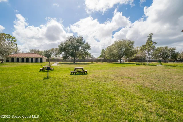 a view of house with swimming pool and background