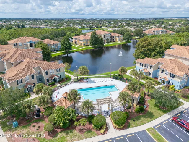 a view of a house with a swimming pool