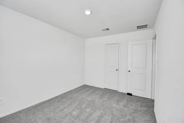 a bathroom with a shower and a toilet