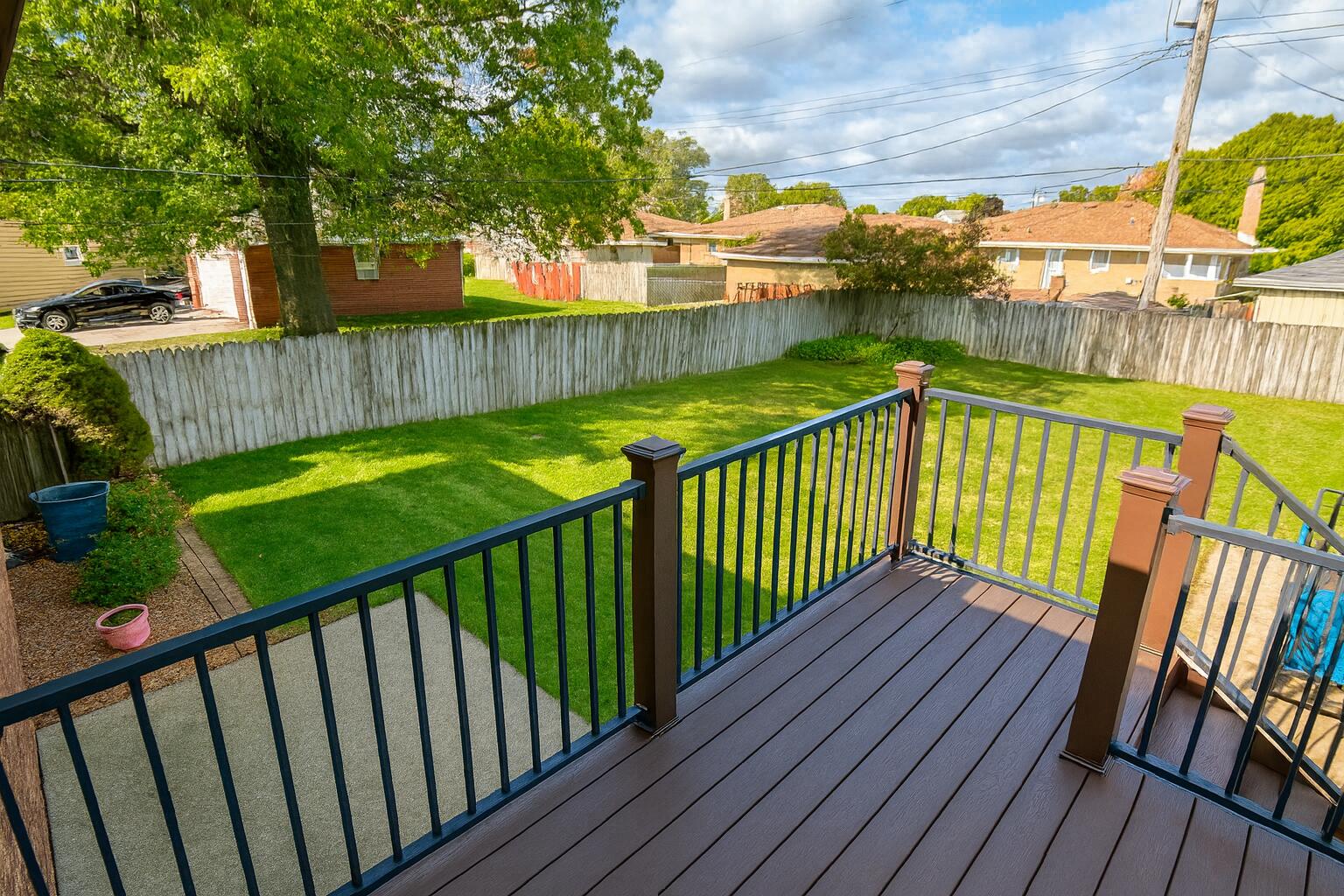 3631 Manor Drive Highland, IN 46322 - Photo 25 of 30 a view of deck and deck with wooden fence