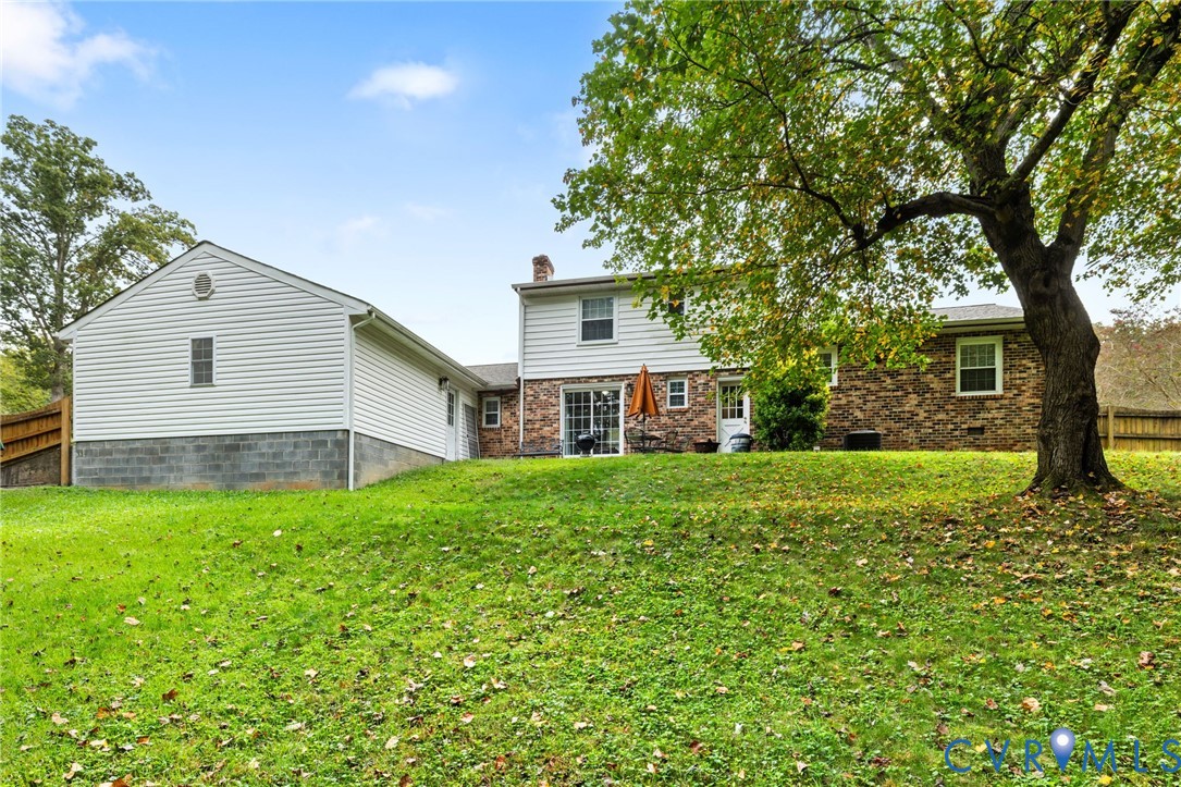 1040 Black Heath Road Midlothian, VA 23113 - Photo 26 of 26 Back of property with a chimney