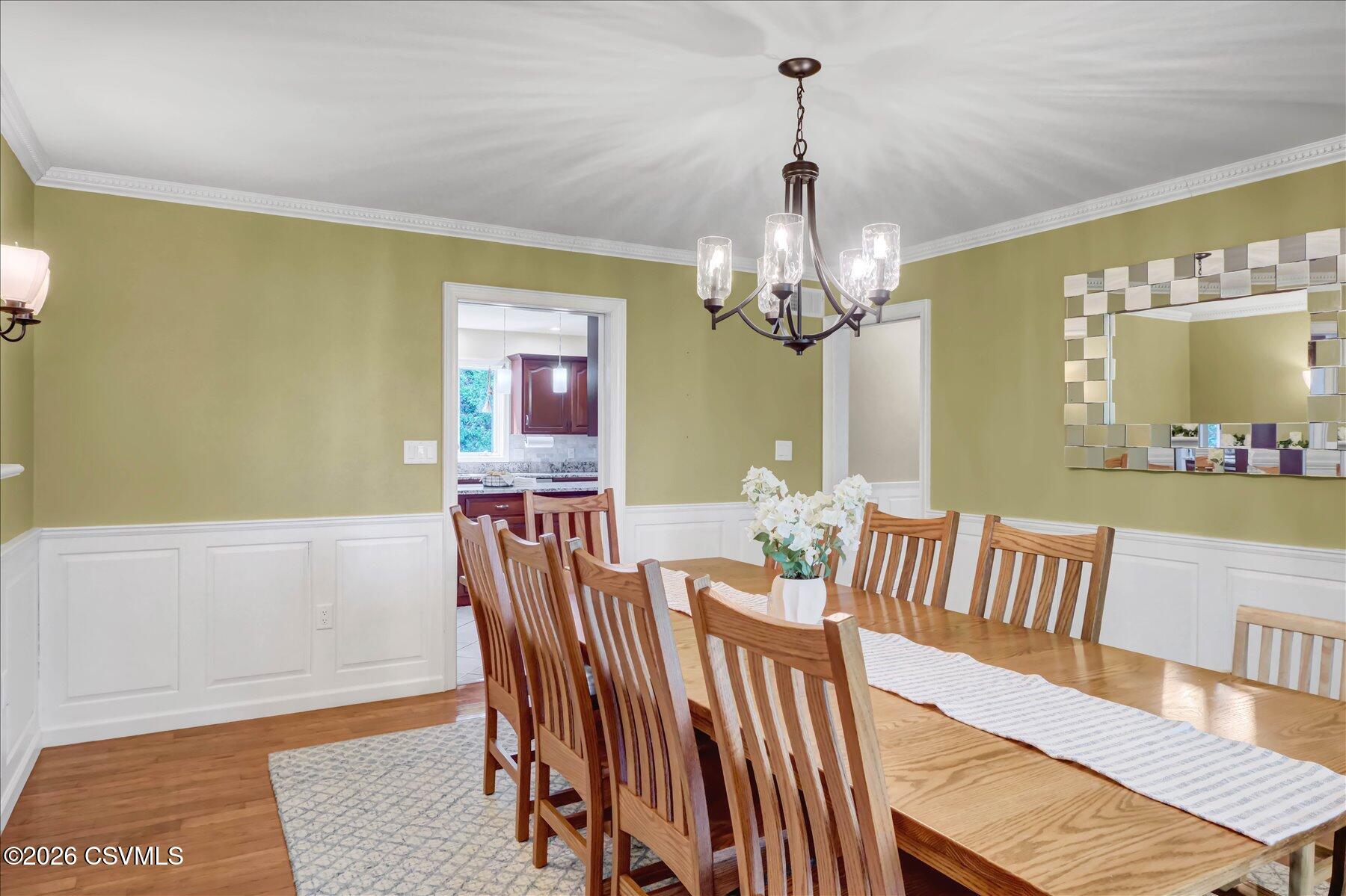 65 Crestview Drive Winfield, PA 17889 - Photo 20 of 70 a view of a dining room with furniture and chandelier