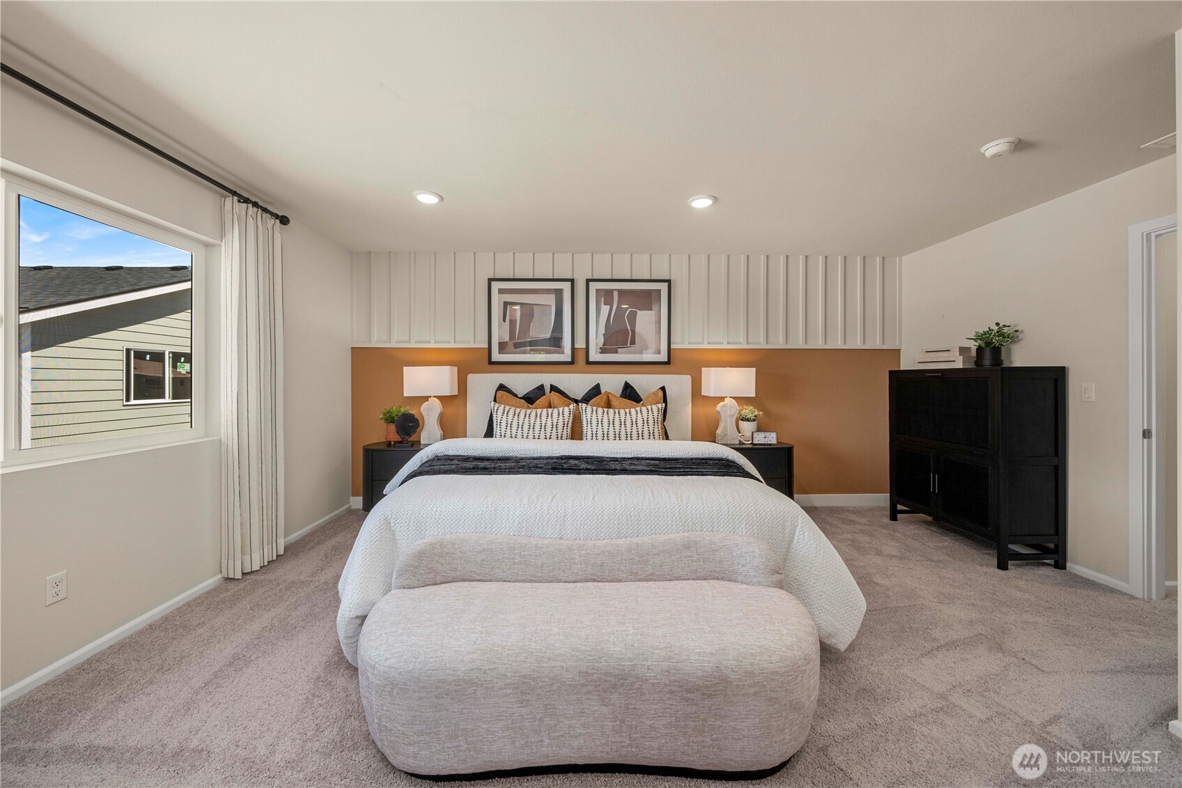 13430 323rd Avenue Southeast Sultan, WA 98294 - Photo 29 of 36 a bed room with a bed and a night stand