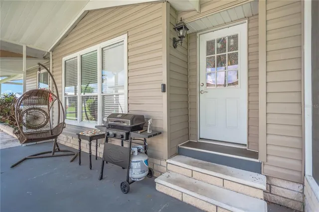 a house view with a outdoor space