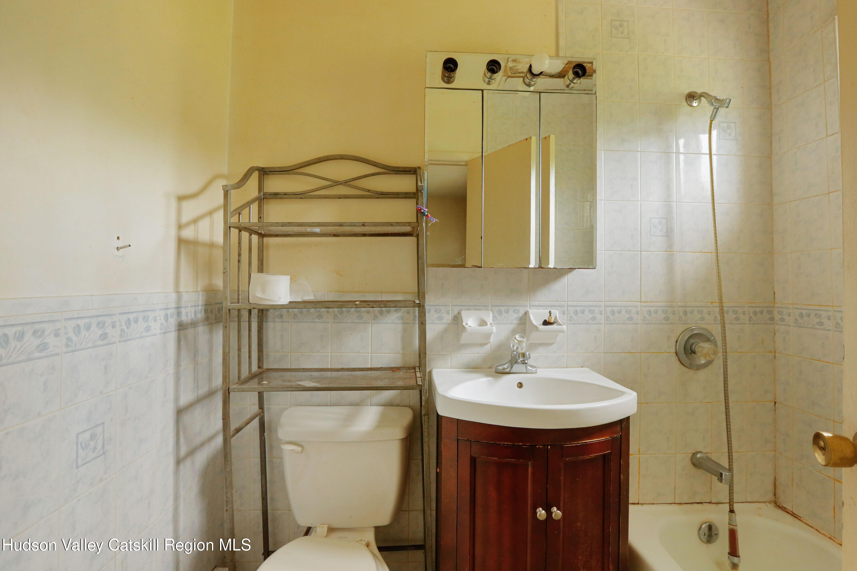 881 Albany Post Road, Unit 5 New Paltz, NY 12561 - Photo 12 of 16 a bathroom with a sink a toilet and shower