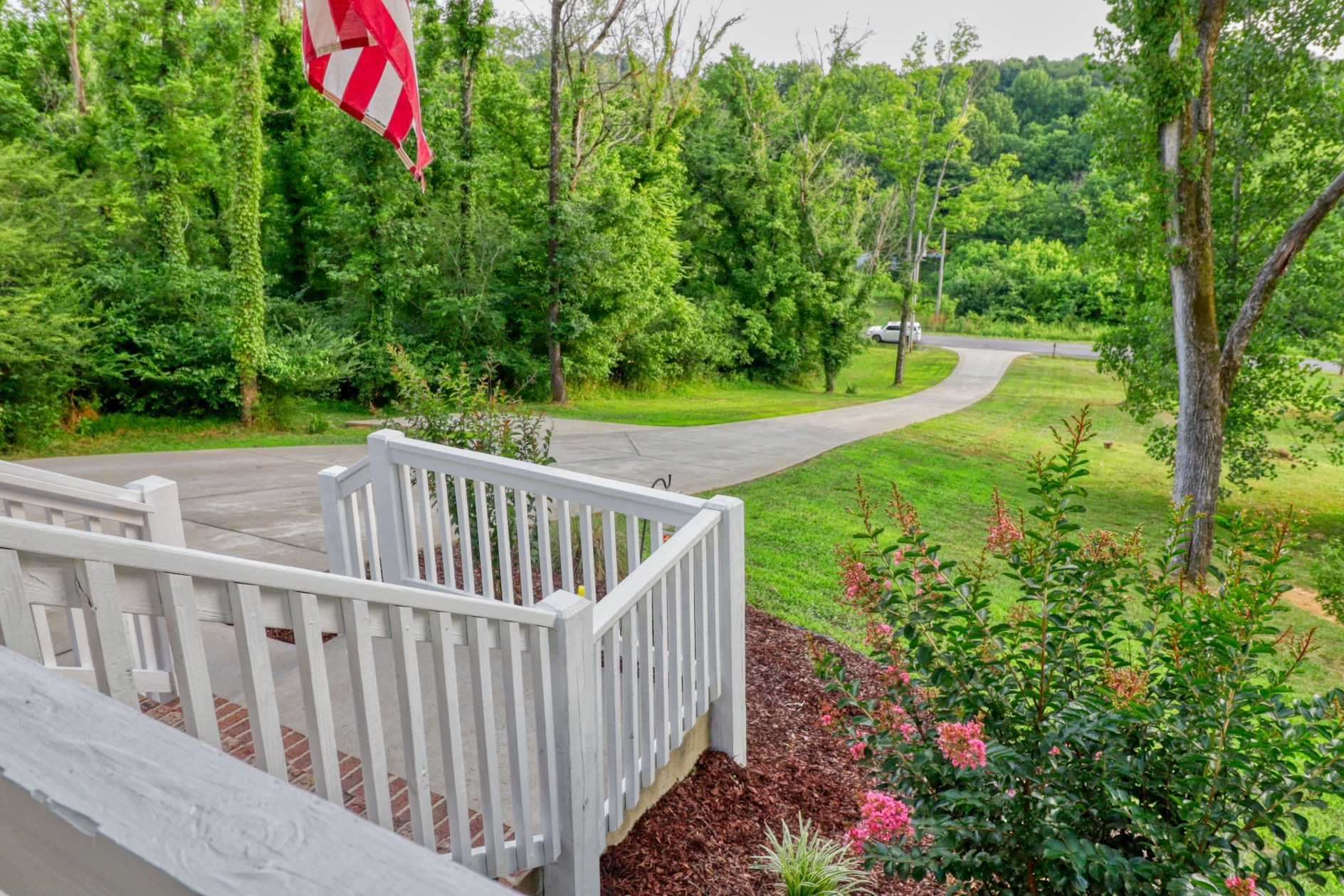 1658 Center Star Road Columbia, TN 38401 - Photo 5 of 36 a view of a backyard with a small deck