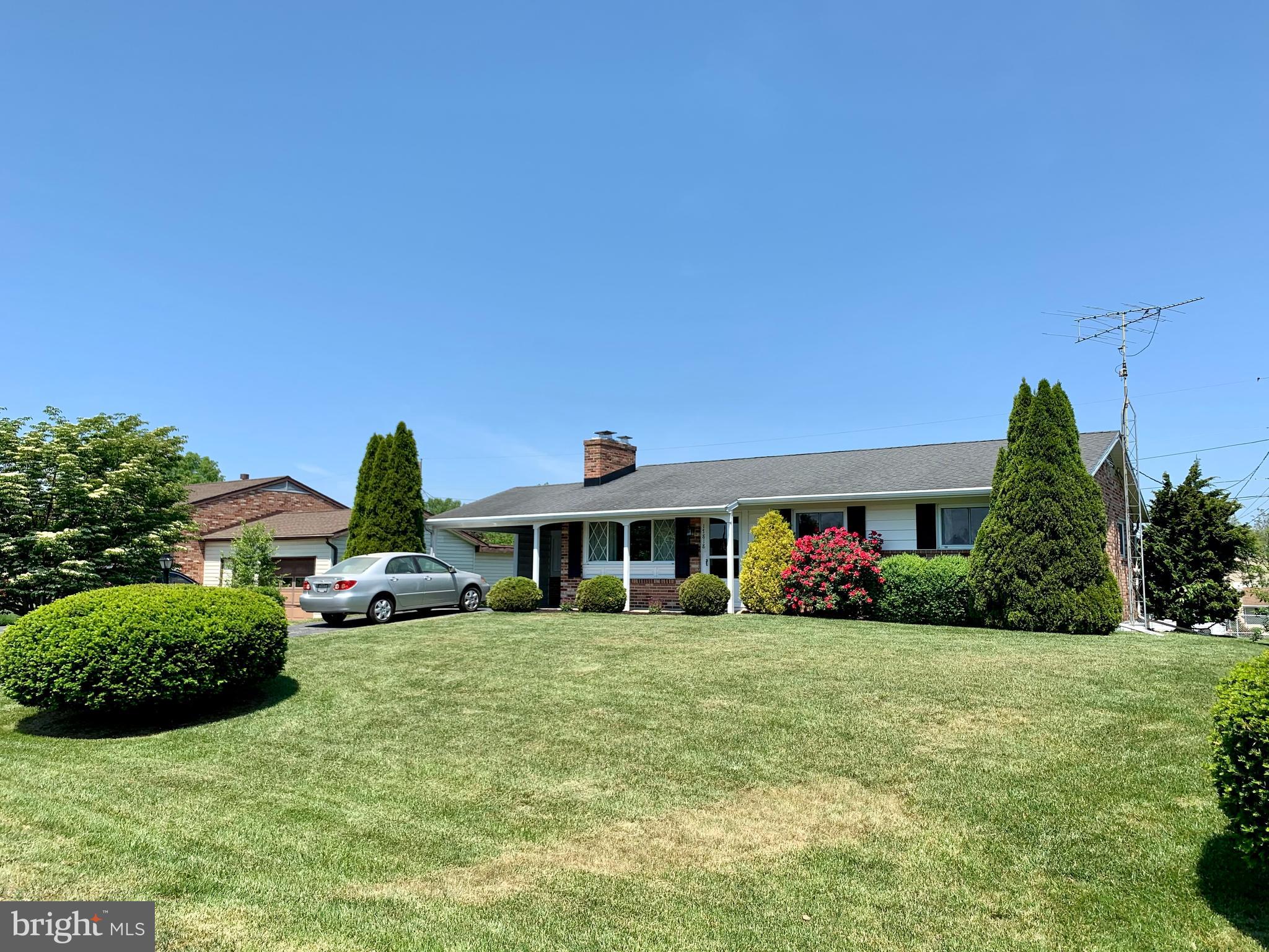 17818 Woodcrest Road Hagerstown, MD 21740 - Photo 1 of 39 Lovely Rancher atop Gently sloping lawn !